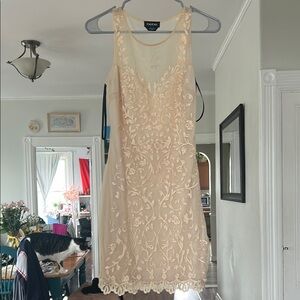 Bebe Cream Mini Dress WORN ONCE